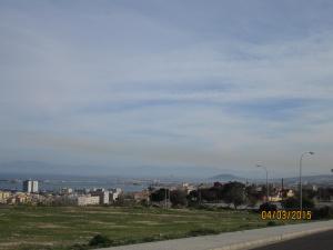 Humo amarillo de Endesa